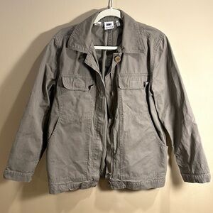 DKNY Vintage Cotton Green Jacket